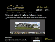 Tablet Screenshot of modernlivingconcepts.com